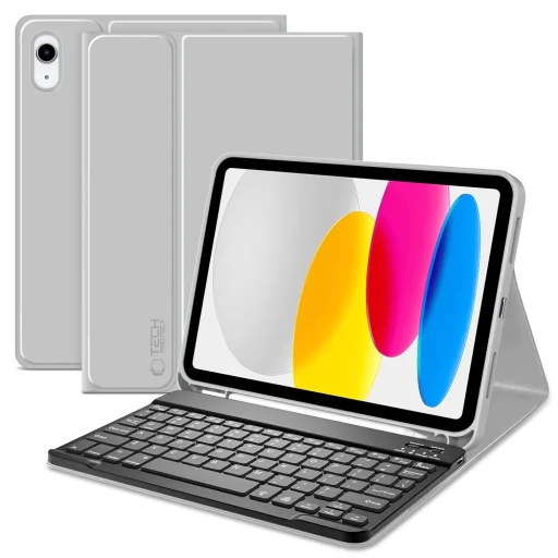 Tech-protect Sc Pen + Billentyűzet iPad 10.9” 2022 / 11” 2025 Szürke tok - 1