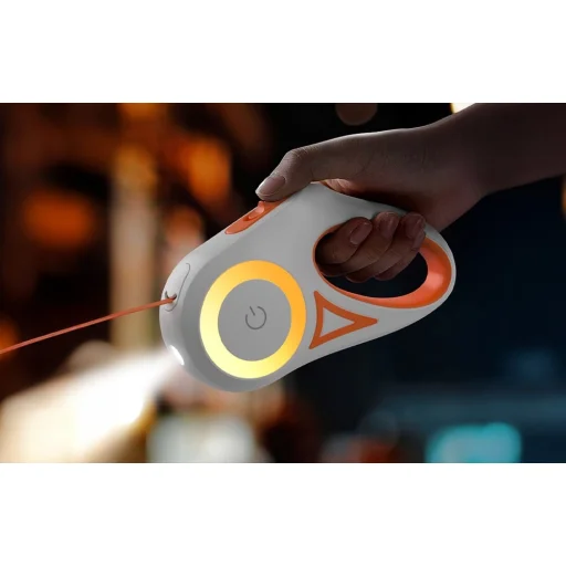 Rojeco 3M Automata Visszahúzható Kutyapóráz (narancssárga) - 3