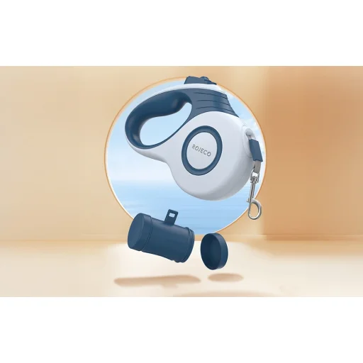 Rojeco A12 5M Automata Behúzható Kutyapóráz (kék) - 5