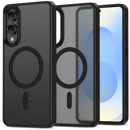 Tech-protect Magmat Magsafe Galaxy S25 Edge Matt Fekete tok - 1