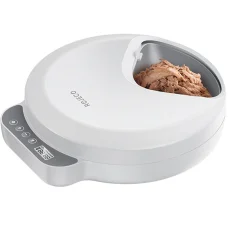 Rojeco F26 4 Étkezéses Macskaeledel Adagoló Gombos Verzió 2 Jégcsomaggal (fehér)