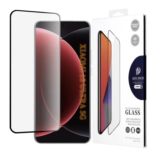 Dux Ducis - Tvrdené sklo - Xiaomi 15 Ultra - Čierna sklenená fólia - 1