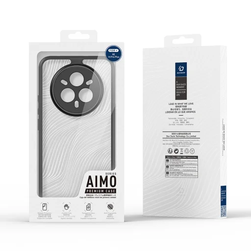  Realme 14 Pro+ Dux Ducis Aimo sorozat Fekete tok - 6