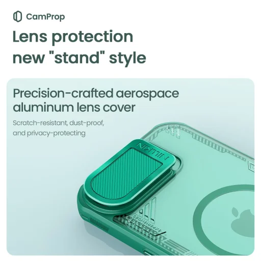 Nillkin Iceblade Prop mágneses tok Apple iPhone 16e-hez Fekete tok - 6