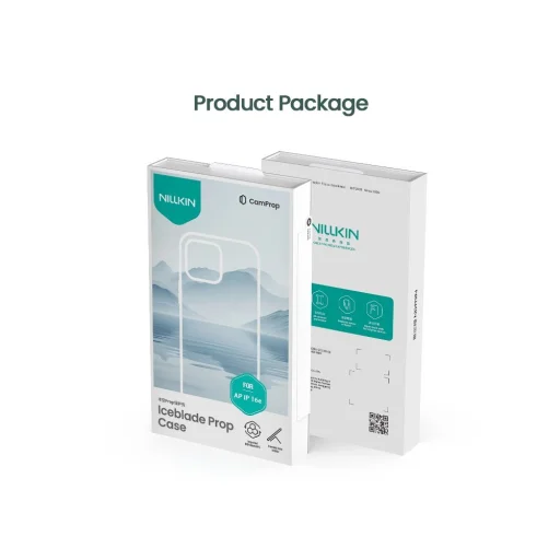 Nillkin Iceblade Prop mágneses tok Apple iPhone 16e-hez Fekete tok - 9