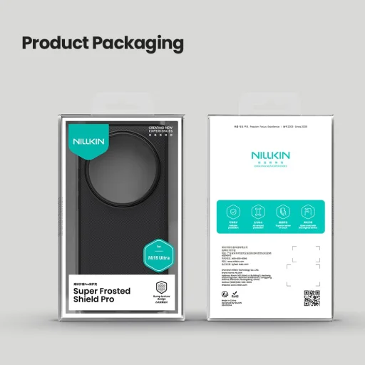Nillkin Super Frosted PRO hátlapi tok Xiaomi 15 Ultra fekete tok - 7