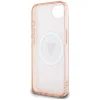  iPhone 16e Pink Original Case GUESS IML Metal Glitter 4G Circle Triangle MagSafe tok thumbnail