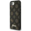  iPhone 16e fekete Original GUESS Peony Script Logo MagSafe tok - 2