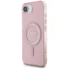  iPhone 16 Eredeti Guess IML Glitter Kör MagSafe rózsaszín tok thumbnail