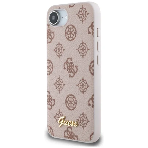  iPhone 16e Barna Original Guess Peony Script Logo MagSafe tok - 2