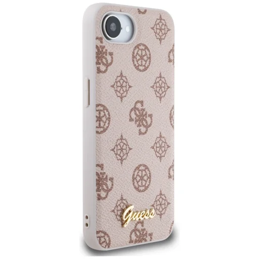  iPhone 16e Barna Original Guess Peony Script Logo MagSafe tok - 4