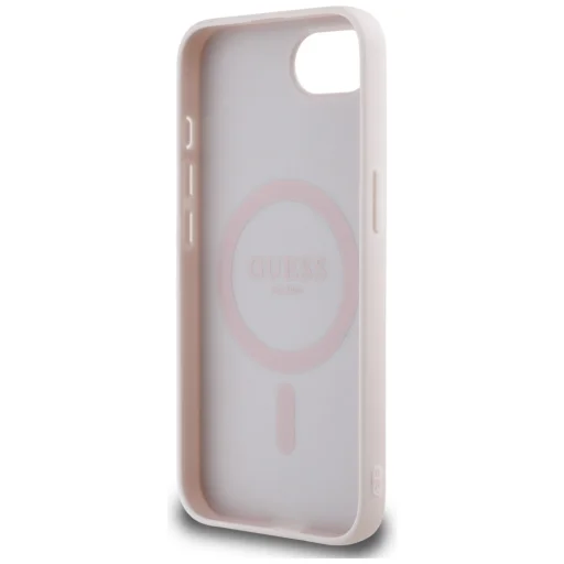  iPhone 16e Barna Original Guess Peony Script Logo MagSafe tok - 7