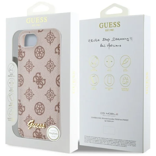  iPhone 16e Barna Original Guess Peony Script Logo MagSafe tok - 8