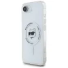  iPhone 16e Fehér Original Pouch KARL LAGERFELD IML Metal Choupette Head MagSafe tok thumbnail