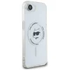  iPhone 16e Fehér Original Pouch KARL LAGERFELD IML Metal Choupette Head MagSafe tok thumbnail