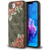  iPhone 16e Barna Guess Hardcase 4G Virágmintás MagSafe (GUHMPSE4P4ROPEMCW) tok