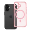 TELJES MATT MÁGNESES TOK, MagSafe kompatibilis az IPHONE 16-hoz, világos rózsaszín tok thumbnail