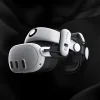 BoboVR S3 Pro tehermentesítő pánt Meta Quest 3 VR szemüveghez + B100 külső akkumulátor - fehér és fekete - 4