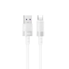 XO kábel NB282 USB - USB-C 1,0m 6A fehér