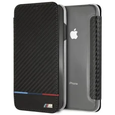  iPhone XS Max Fekete BMW Carbon Tricolor Stripe tok