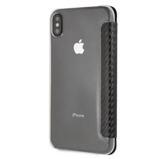  iPhone XS Max Fekete BMW Carbon Tricolor Stripe tok - 5