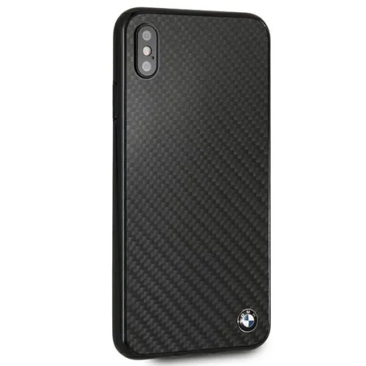  iPhone Xs Max Fekete BMW Signature Carbon fliptok - 5