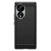  Techsuit - Karbon Szilikon - Honor 90 / Honor 80 - Fekete tok thumbnail