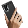  Techsuit - Karbon Szilikon - Honor 90 / Honor 80 - Fekete tok thumbnail