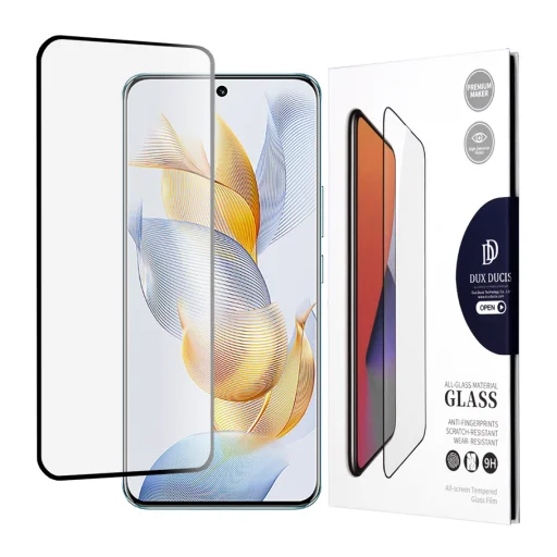  Honor 90 Fekete Dux Ducis Edzett üveg üvegfólia - 1