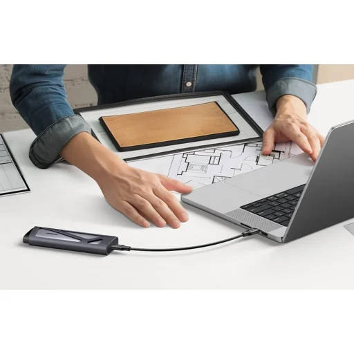 Ház SSD M.2 NVMe/SATA Ugreen CM767 2TB USB-C 3.1 G - 3