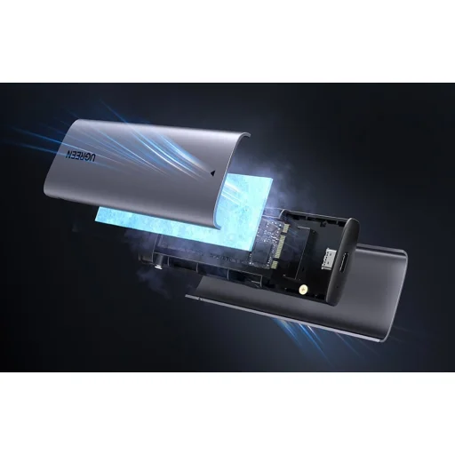 Ház SSD M.2 NVMe/SATA Ugreen CM767 2TB USB-C 3.1 G - 4