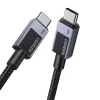 Ugreen L524 PD 3A 1m USB-C to USB-C kábel (szürke), thumbnail