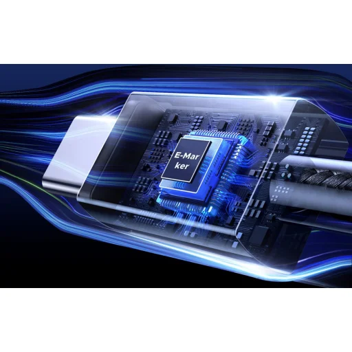 Ugreen L524 PD 3A 1m USB-C to USB-C kábel (szürke), - 6