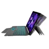 Techsuit - KeyTab Pro (RGB Vezeték nélküli Billentyűzettel / Stylus Tolltartóval) - iPad Air 4 (2020) / Air 5 (2022) / Air 11 (2024-2026) - Fekete tok thumbnail