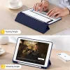  Techsuit - Flex Trifold (ceruzatartóval) - iPad 10.2 (2019 / 2020 / 2021) - Sötétkék tok thumbnail