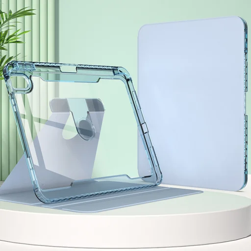  Techsuit - Kristály Tiszta - iPad 10 (2022) 10.9 - Kék tok - 3