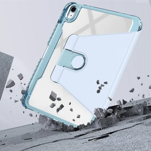  Techsuit - Kristály Tiszta - iPad 10 (2022) 10.9 - Kék tok - 5