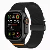 Tech-protect Nylon Clasp Apple Watch 6 / 7 / 8 / 9 / 10 / 11 / Se / Ultra 1 / 2 (44 / 45 / 46 / 49 mm) Fekete thumbnail
