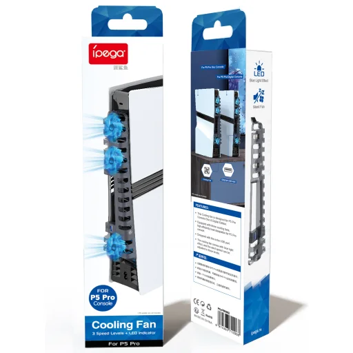 iPega P5R002 hűtő ventilátor PS5 Pro/Slim konzolokhoz - 5