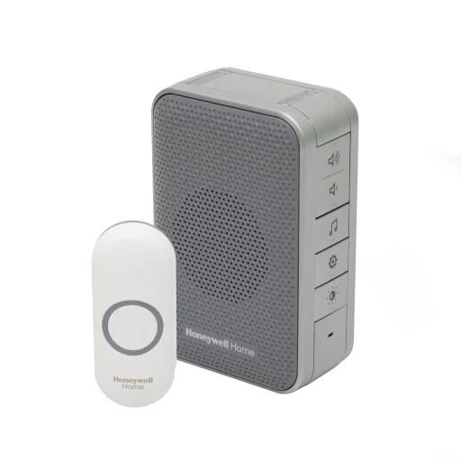 Honeywell Home DC313NG vezeték nélküli csengő, max. 150 m hatótáv, 6 dallam, LED jelzőfény, elemes tápellátás - 1