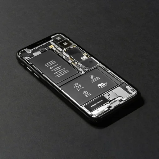  OEM - Okostelefon akkumulátor (18530) - Flex-kábel nélkül - iPhone 12 / 12 Pro - 2815mAh - Fekete - 4