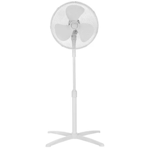 MIDEA FS40-21M álló ventilátor, 40 cm-es lapátátmérő, állítható magasság, 3 fokozat, 40W, fehér - 2