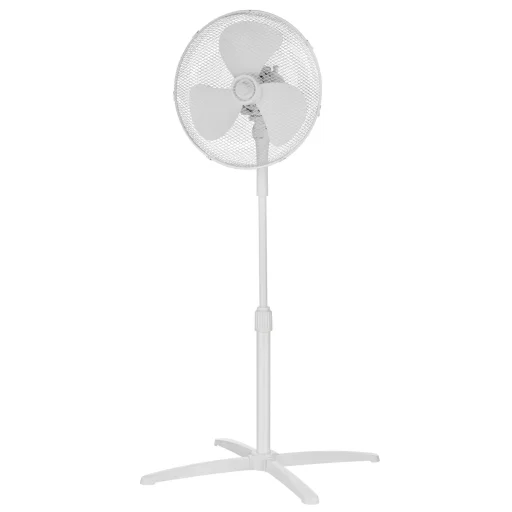 MIDEA FS40-21M álló ventilátor, 40 cm-es lapátátmérő, állítható magasság, 3 fokozat, 40W, fehér - 1