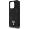  iPhone 16 Pro fekete Eredeti Guess Grained Hot Stamp Peony Triangle Logo MagSafe tok - 6