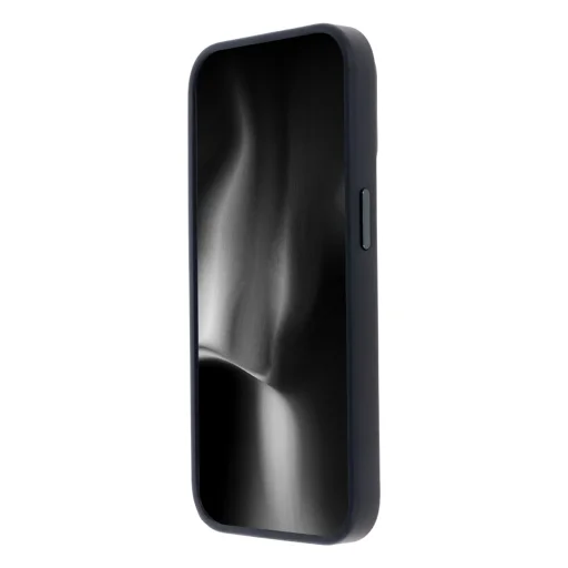 Satin Elegant Mag tok iPhone 12 / 12 Pro 6,1" fekete - 2