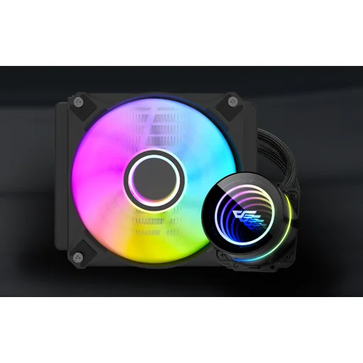 Számítógép vízhűtés Darkflash DX120 V2.6 (fekete) - 4