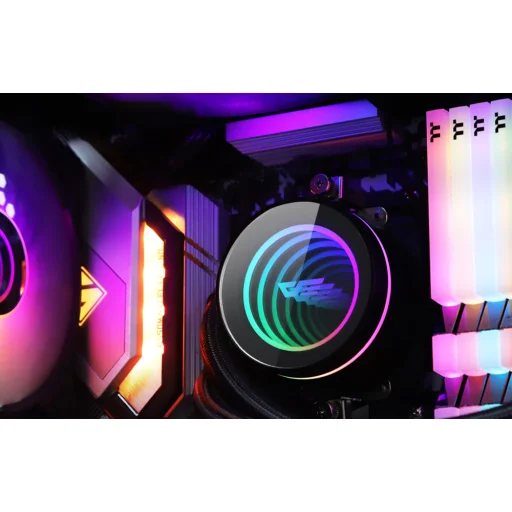 Számítógép vízhűtés Darkflash DX120 V2.6 (fekete) - 8