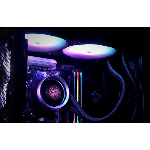 Darkflash DN 240 CPU folyadékhűtés (fekete) - 4