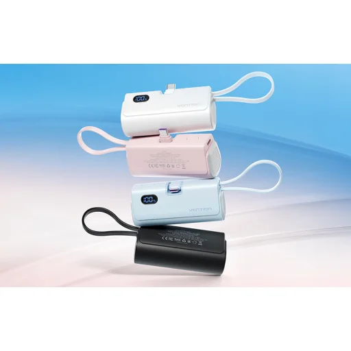 PowerBank Vention LED Kijelző 4800mAh 22.5W FHQB0 (Fekete) - 3