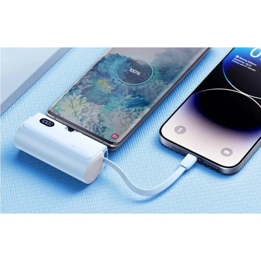 PowerBank Vention LED Kijelző 4800mAh 22.5W FHQB0 (Fekete) - 4